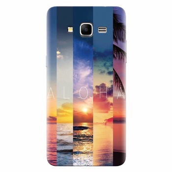 Husa silicon pentru Samsung Grand Prime, Aloha Summer Stripes Husa silicon pentru Samsung Grand Prime, Aloha Summer Stripes