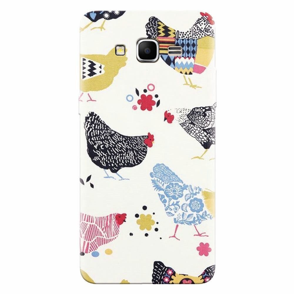 Husa silicon pentru Samsung Grand Prime, Chickens