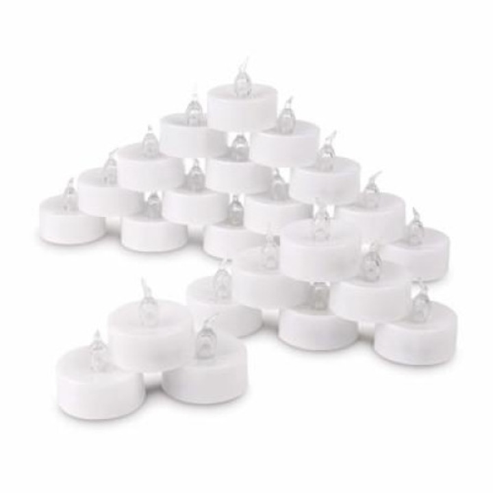 Lumanari pastile LED, 24 Bucati/Set