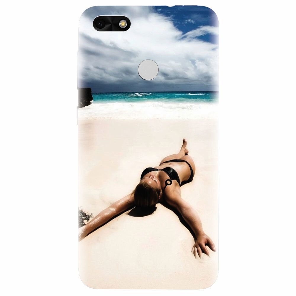 Husa silicon pentru Huawei P9 Lite mini, Beach Lounging