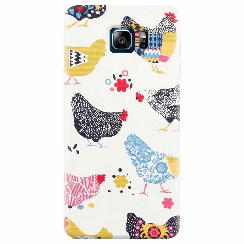 Husa silicon pentru Samsung Galaxy Note 5, Chickens