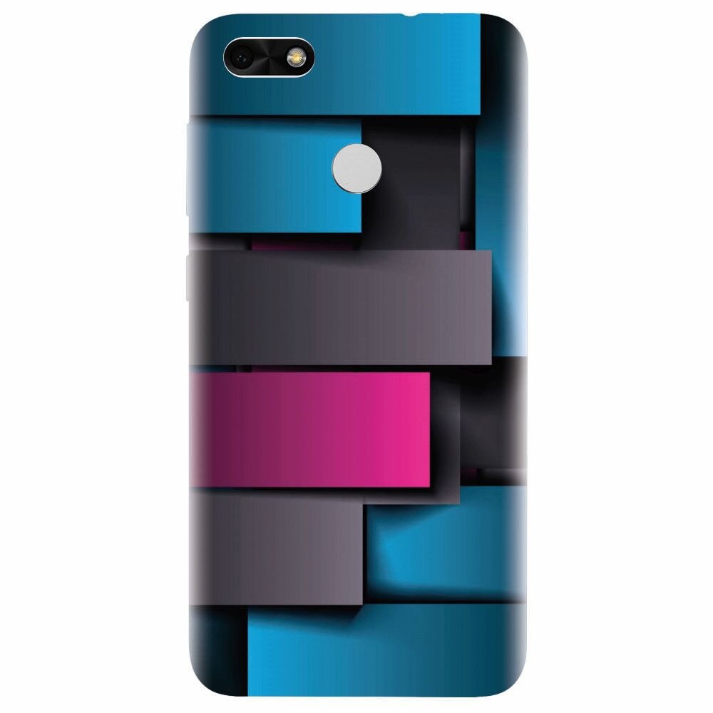 Husa silicon pentru Huawei Y6 Pro 2017, Cool Abstract