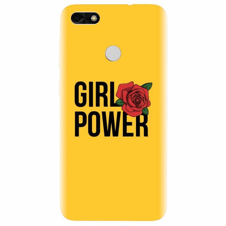 Силиконов калъф за Huawei P9 Lite mini, Girl Power
