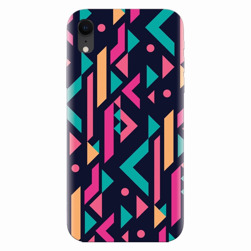 Husa silicon pentru Apple Iphone XR, Alien Geometrics