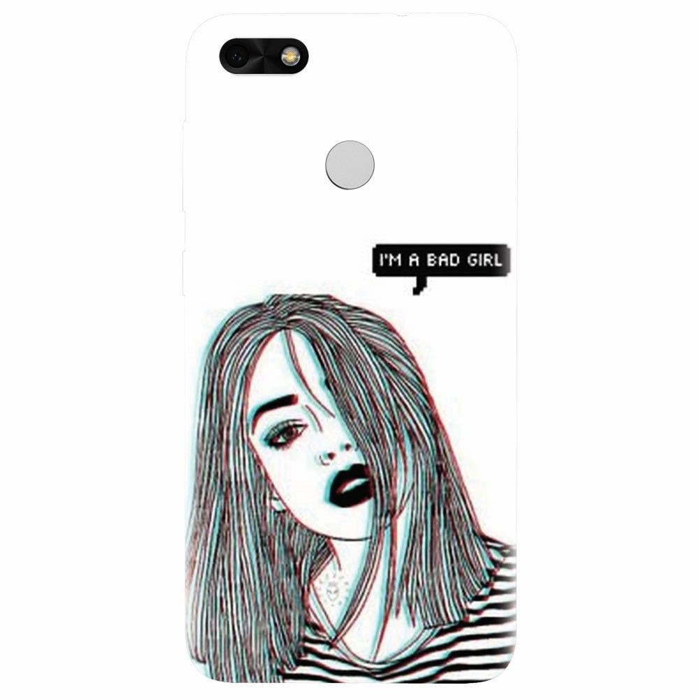Husa silicon pentru Huawei P9 Lite, Im A Bad Girl