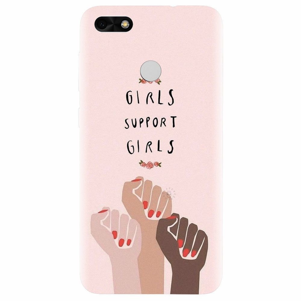 Husa silicon pentru Huawei P9 Lite mini, Girls Supportgirls
