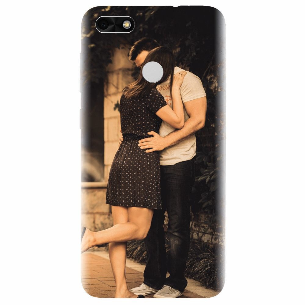 Husa silicon pentru Huawei Y6 Pro 2017, Couple Kiss