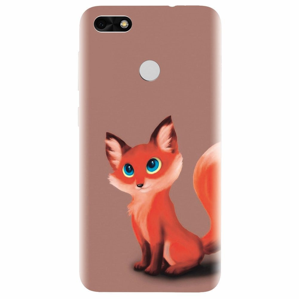 Husa silicon pentru Huawei P9 Lite, Fox Cartoon Animal And
