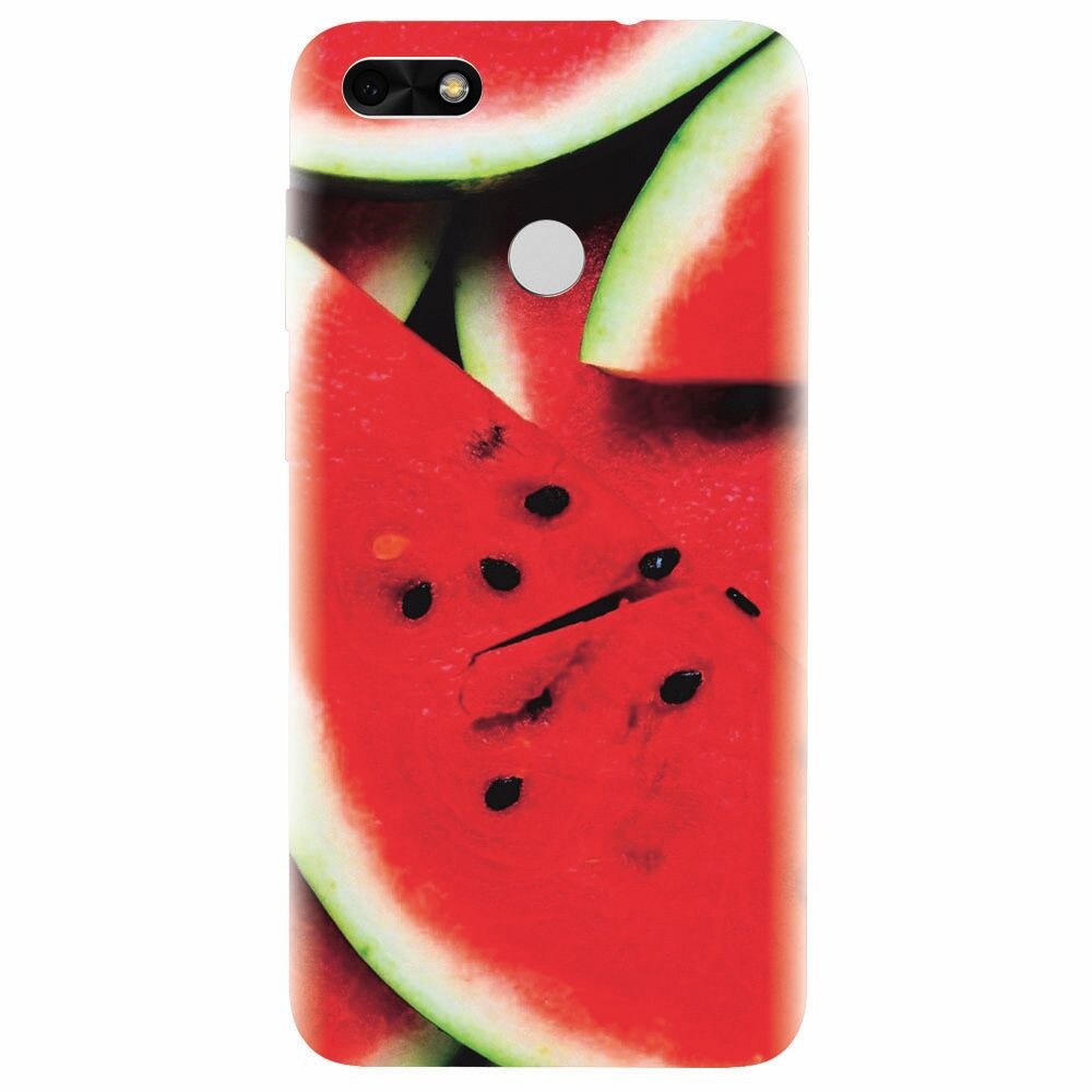 Husa silicon pentru Huawei P9 Lite mini, S Of Watermelon Slice
