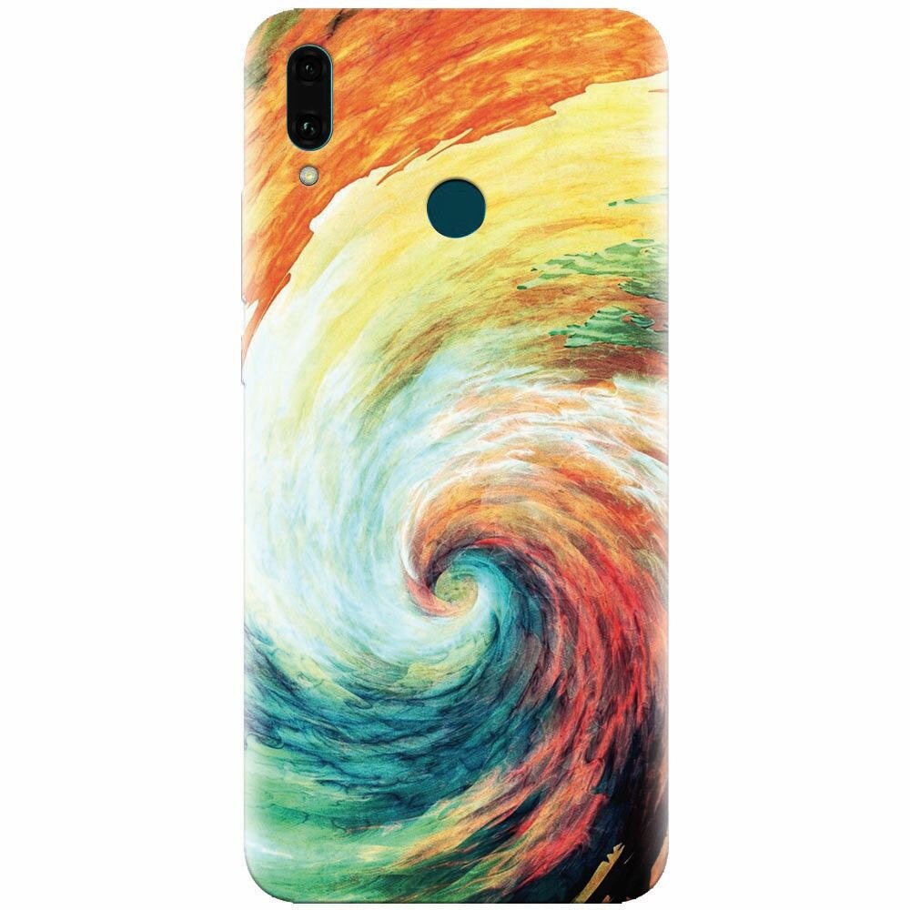 Husa silicon pentru Huawei Y9 2019, Big Wave Painting