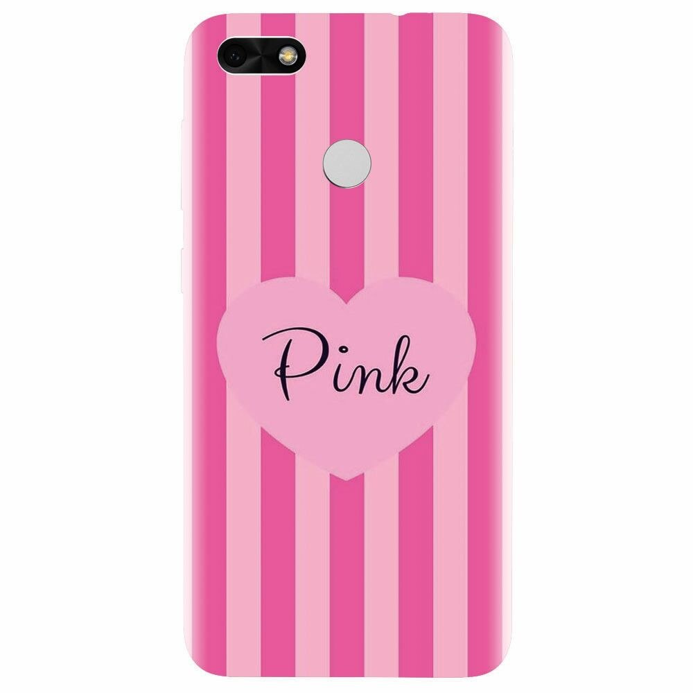 Husa silicon pentru Huawei Y6 Pro 2017, Pink