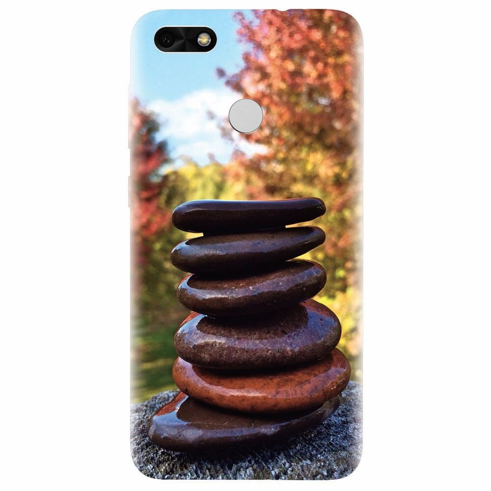 Husa silicon pentru Huawei P9 Lite mini, Stacking Stones