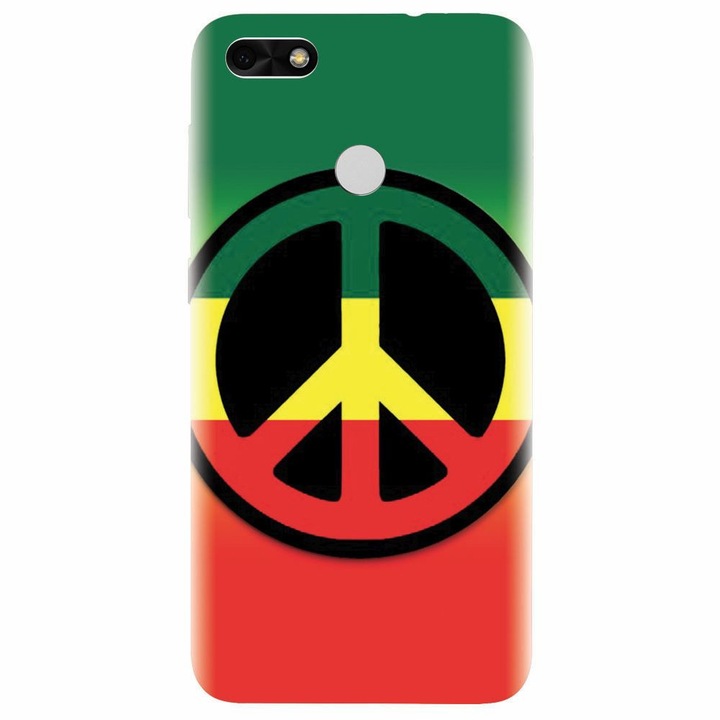 Husa silicon pentru Huawei Y6 Pro 2017, Peace