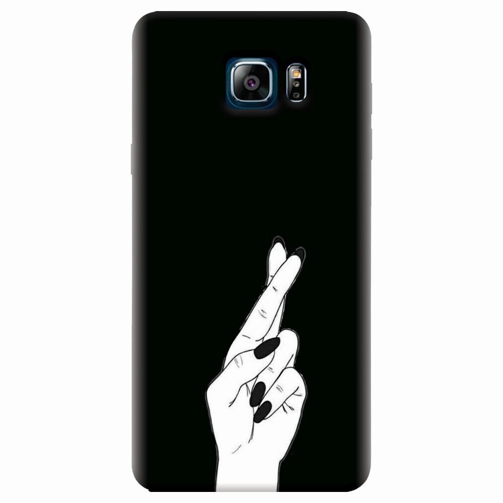 Husa silicon pentru Samsung Galaxy Note 5, Finger Cross
