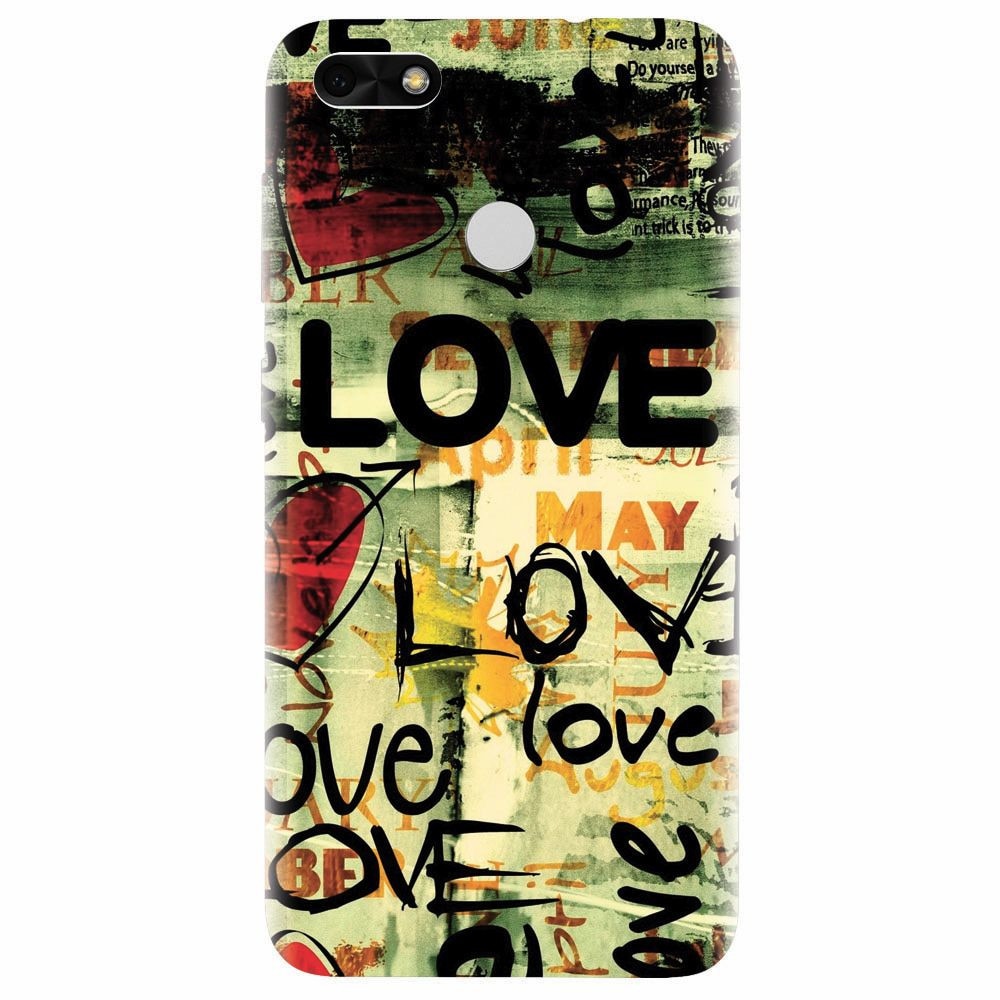 Husa silicon pentru Huawei P9 Lite mini, Love Artwork