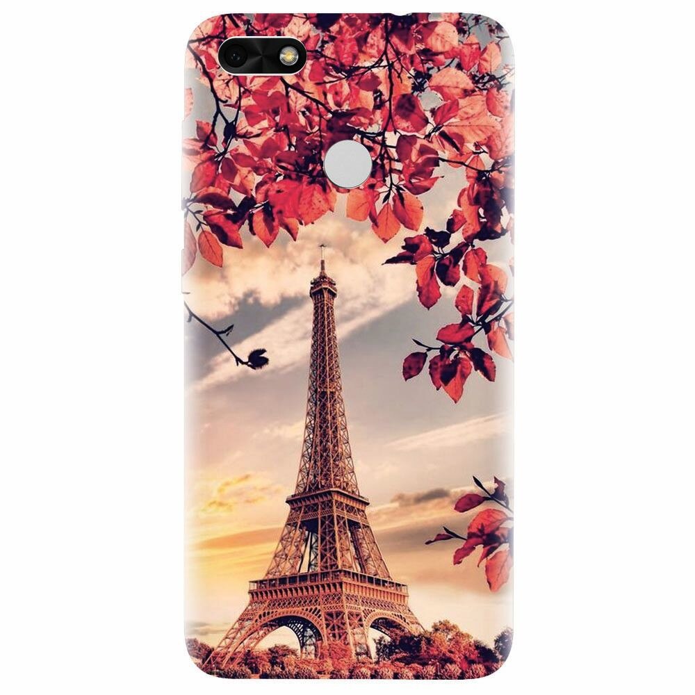 Husa silicon pentru Huawei P9 Lite mini, Eifel Tower