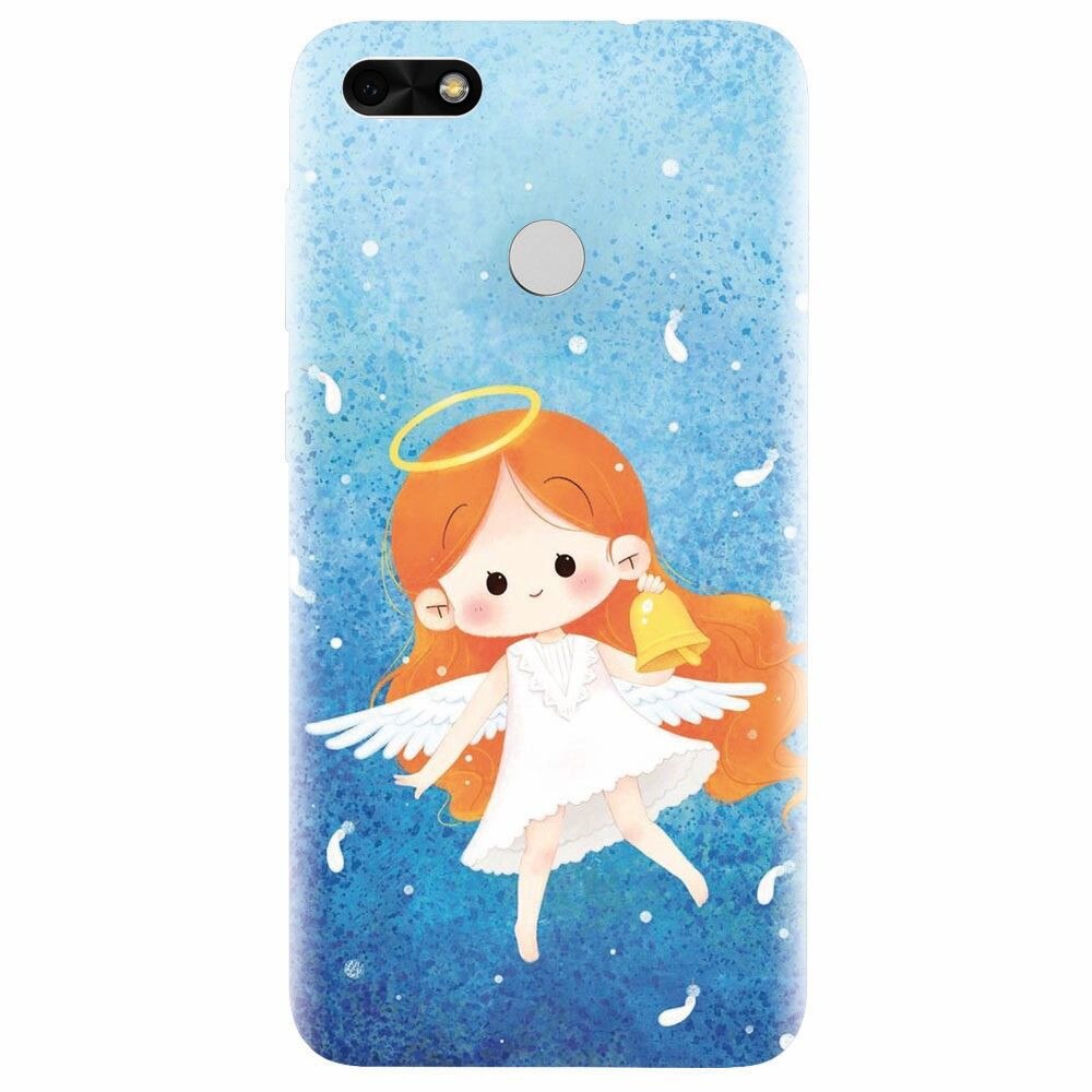 Husa silicon pentru Huawei P9 Lite mini, Cute Angel