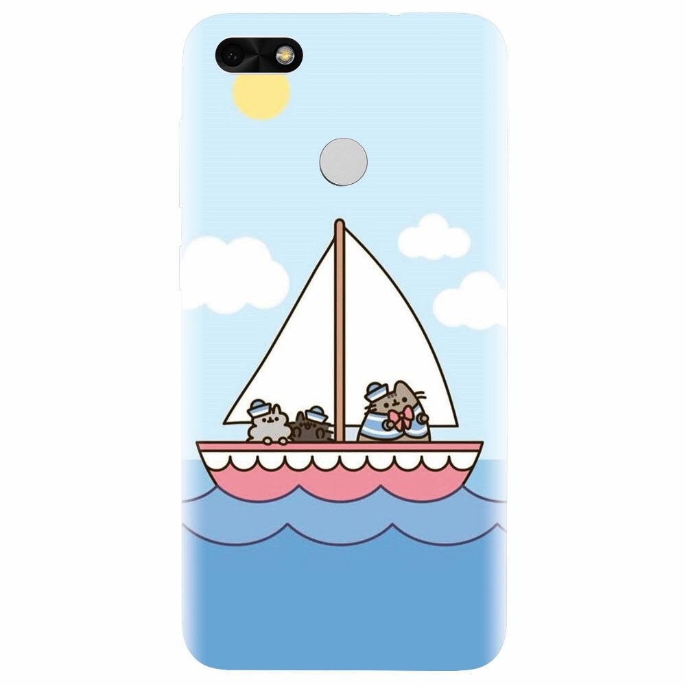 Husa silicon pentru Huawei P9 Lite mini, Happy Sailors