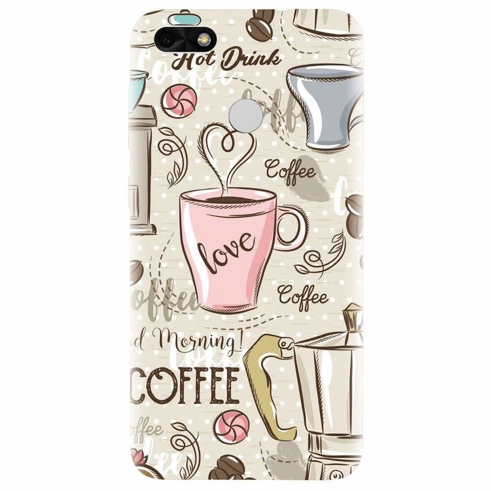 Husa silicon pentru Huawei P9 Lite mini, Coffe And Donuts