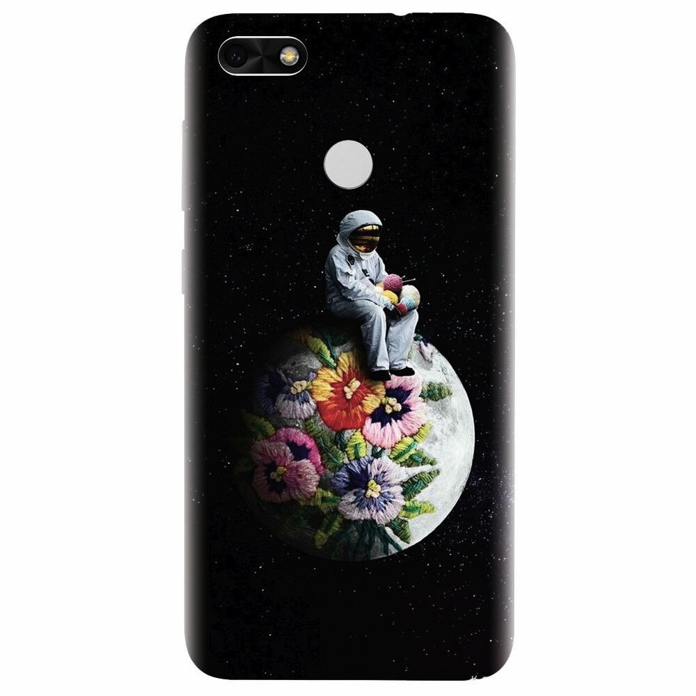 Husa silicon pentru Huawei P9 Lite mini, Astronaut