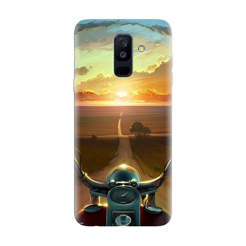 Husa silicon pentru Samsung Galaxy A6 Plus 2018, Country Road