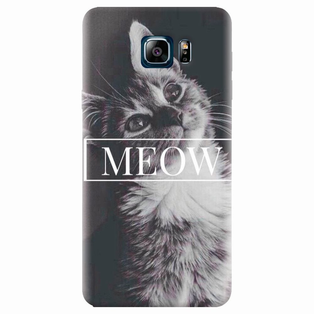 Husa silicon pentru Samsung Galaxy Note 5, Meow Cute Cat