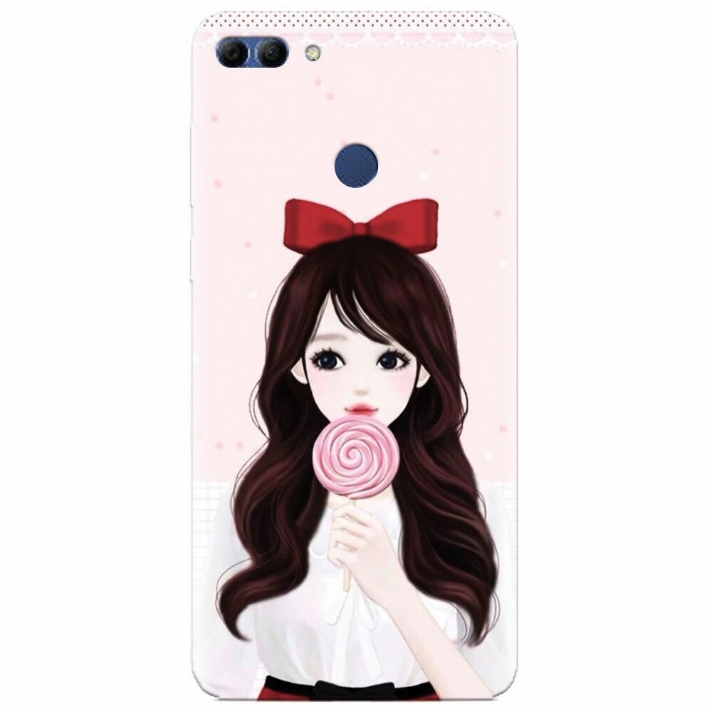 Husa silicon pentru Huawei Y9 2018, Girly 001