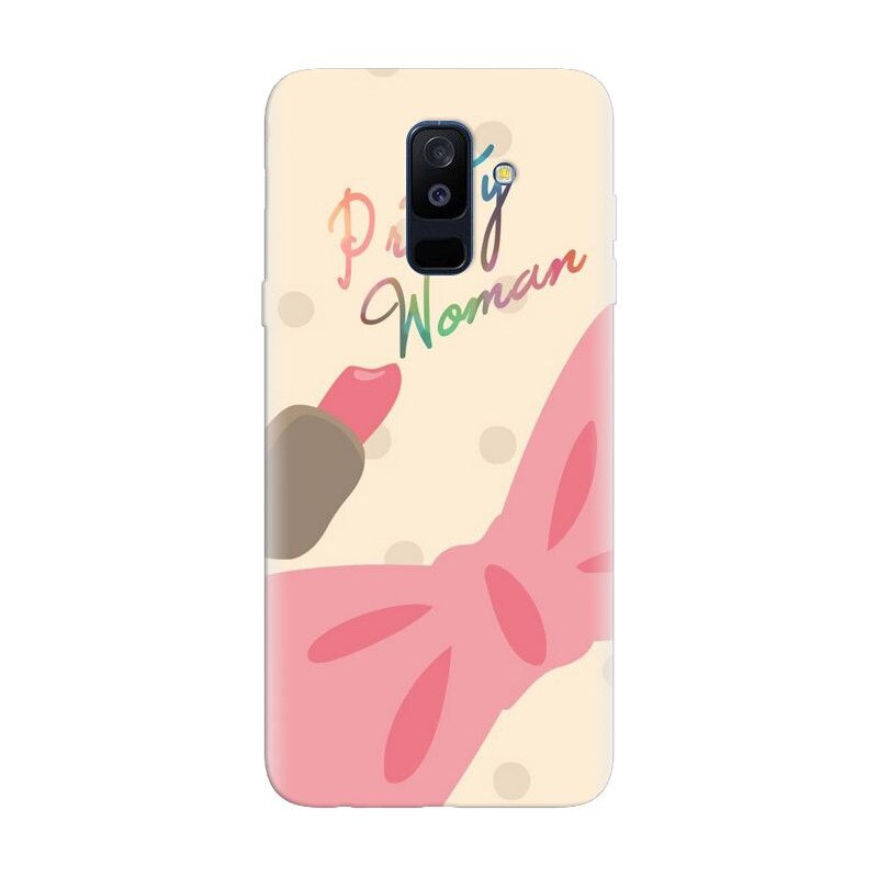 Husa silicon pentru Samsung Galaxy J8 Plus 2018, Cute Girly