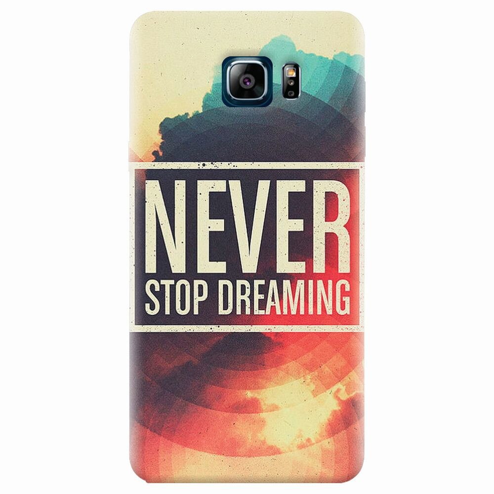Husa silicon pentru Samsung Galaxy Note 5, Never Stop Dreaming