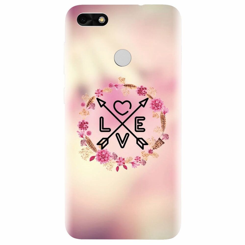 Husa silicon pentru Huawei P9 Lite mini, Love Arrow