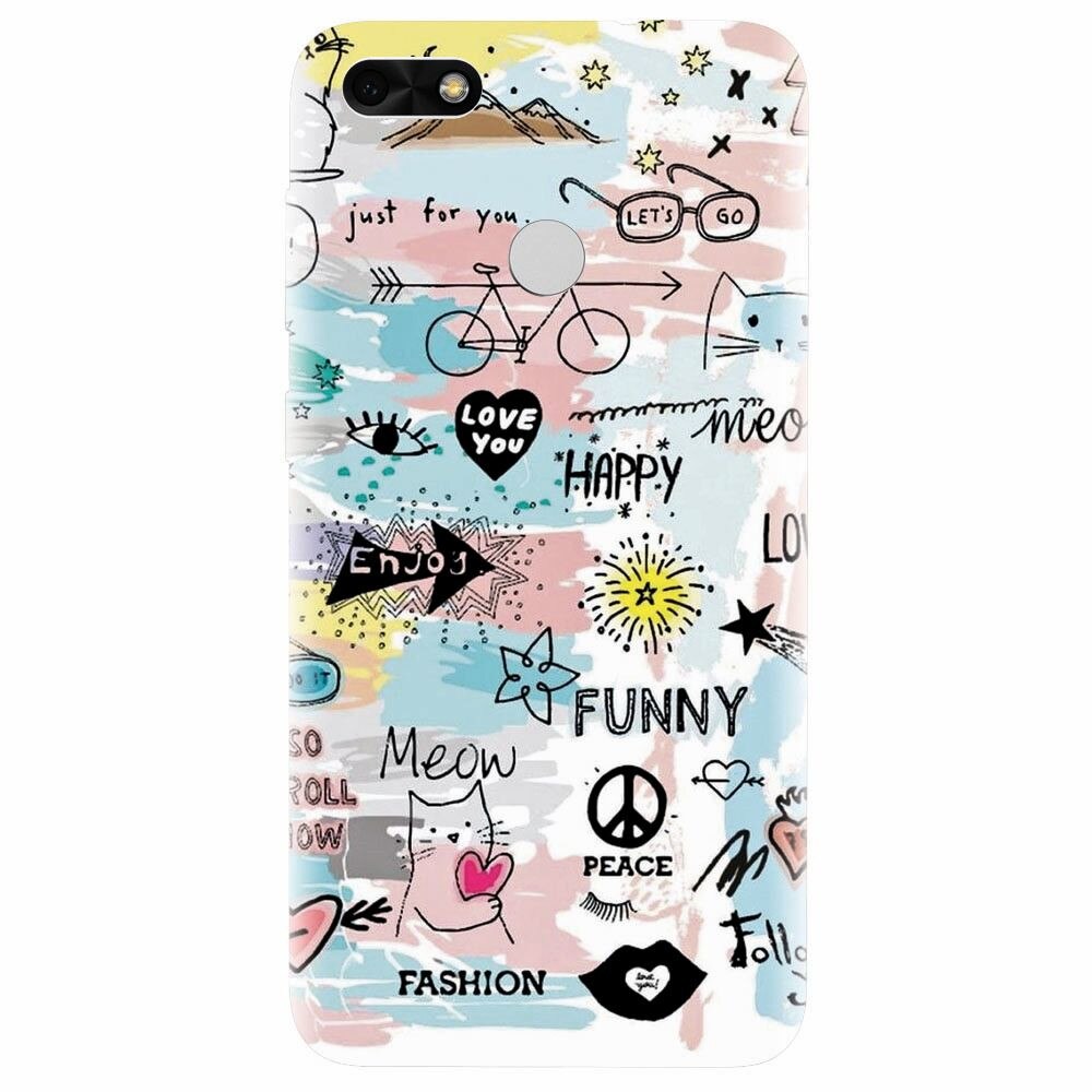 Husa silicon pentru Huawei P9 Lite mini, Travel 101