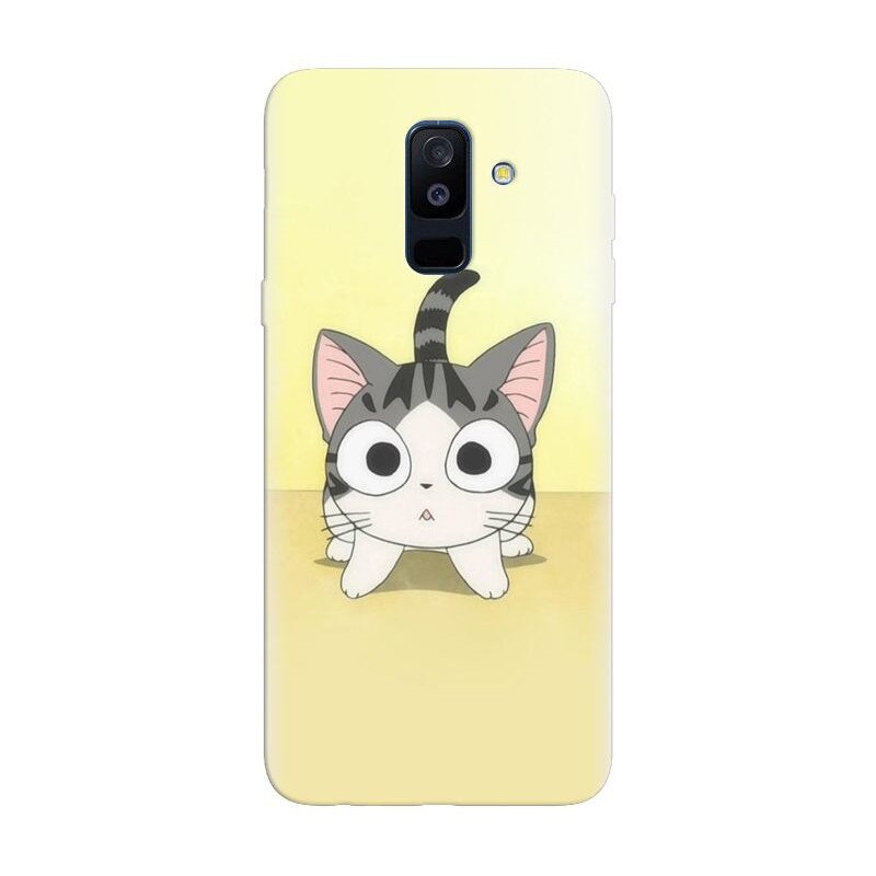 Husa silicon pentru Samsung Galaxy J8 Plus 2018, Cute Ktty