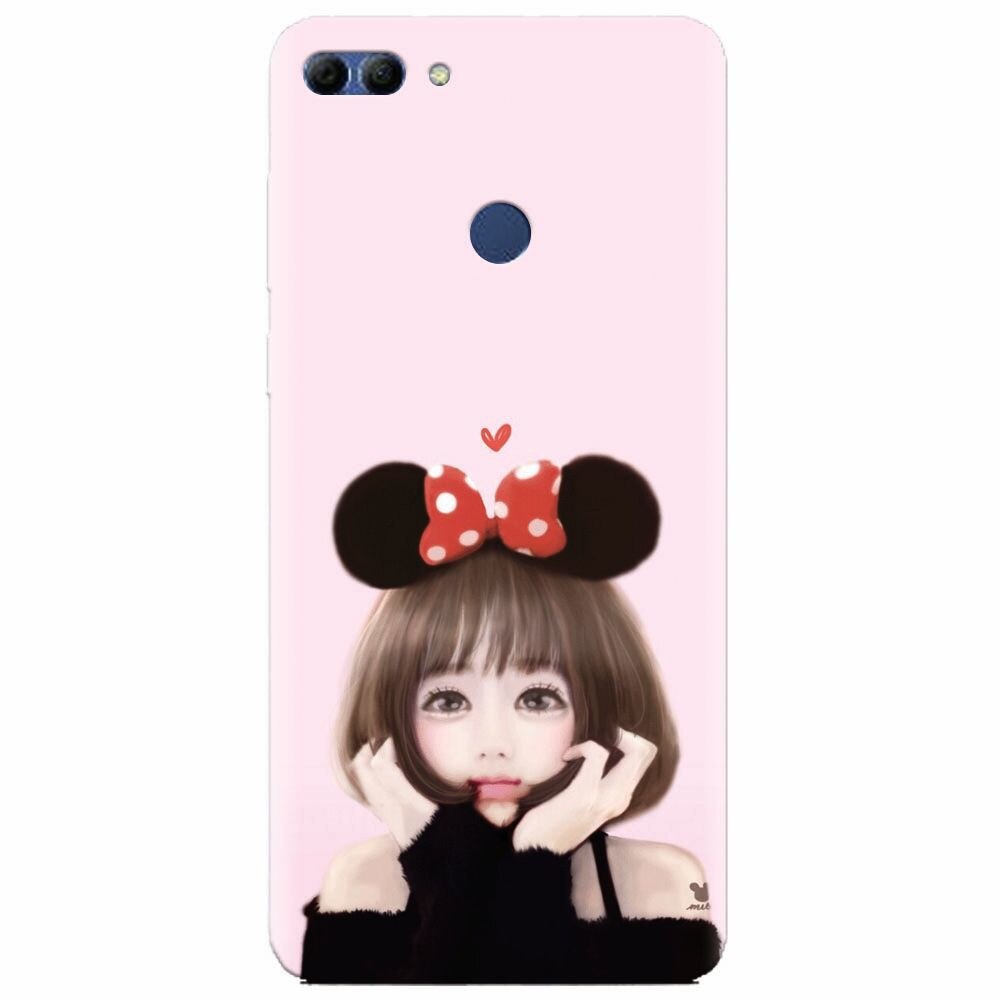 Husa silicon pentru Huawei Y9 2018, Girly 002