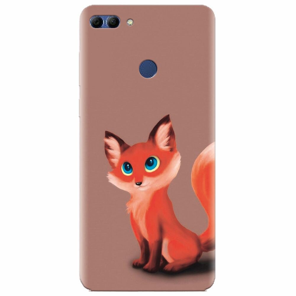 Husa silicon pentru Huawei Y9 2018, Fox Cartoon Animal And