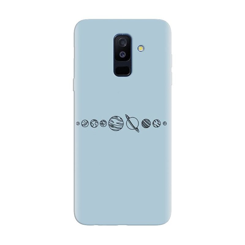 Husa silicon pentru Samsung Galaxy A6 Plus 2018, Planets