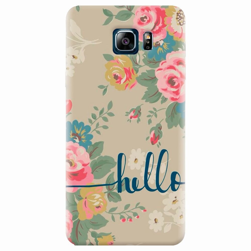 Husa silicon pentru Samsung Galaxy Note 5, Cute Flower Phone