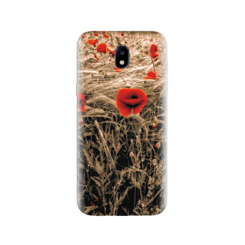 Husa Samsung J5 2017 Animated Orange Flower Background