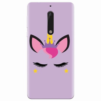 Husa silicon pentru Nokia 5, Unicorn Shine Husa silicon pentru Nokia 5, Unicorn Shine