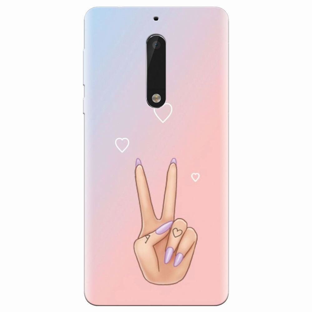 Husa silicon pentru Nokia 5, Victory Love