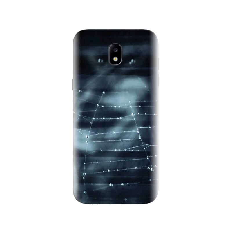 Husa Samsung J5 2017 Black Cobweb With Dew Drops