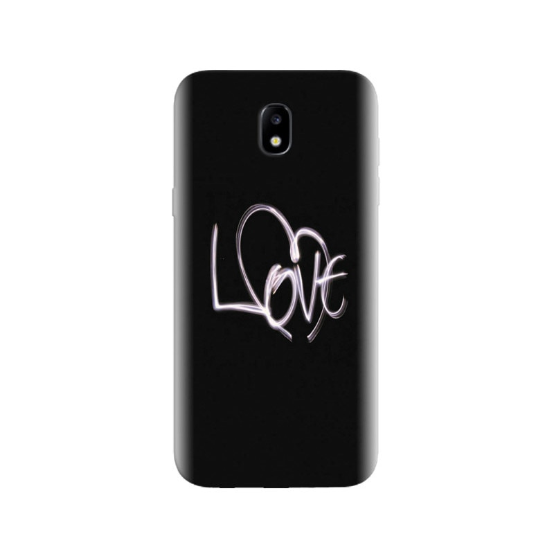 Husa Samsung J5 2017 Black And White Love Tag High Resolutions