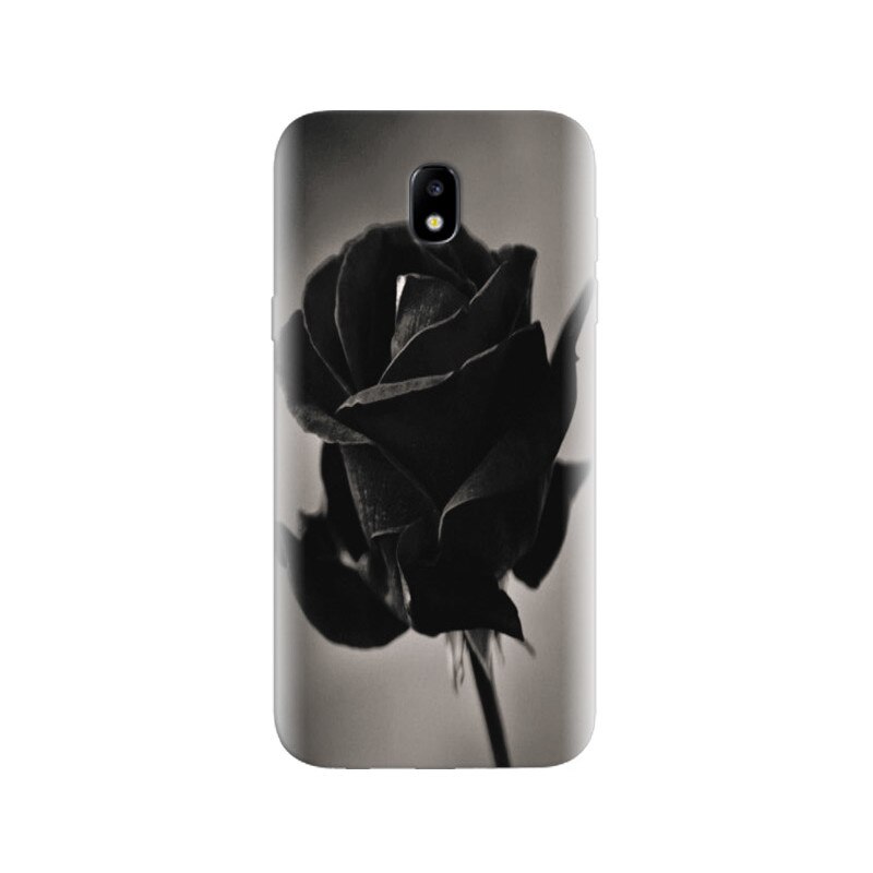 Husa Samsung J5 2017 Black Rose Flower Images