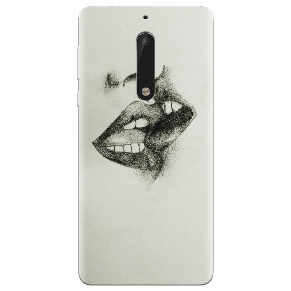 Husa silicon pentru Nokia 5, Kiss