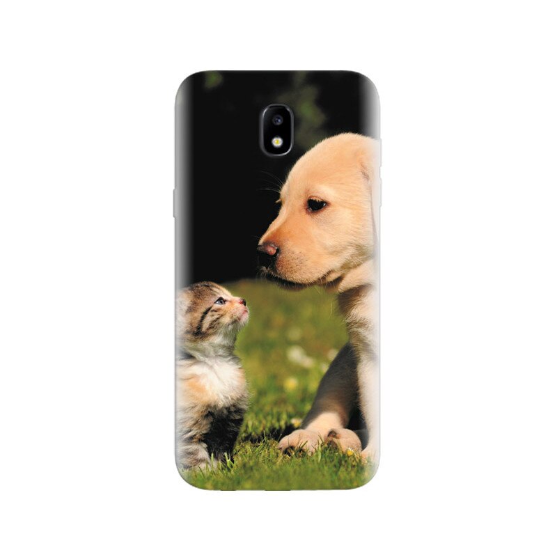 Husa Samsung J5 2017 Cute Cat And Puppy Dog Animal S