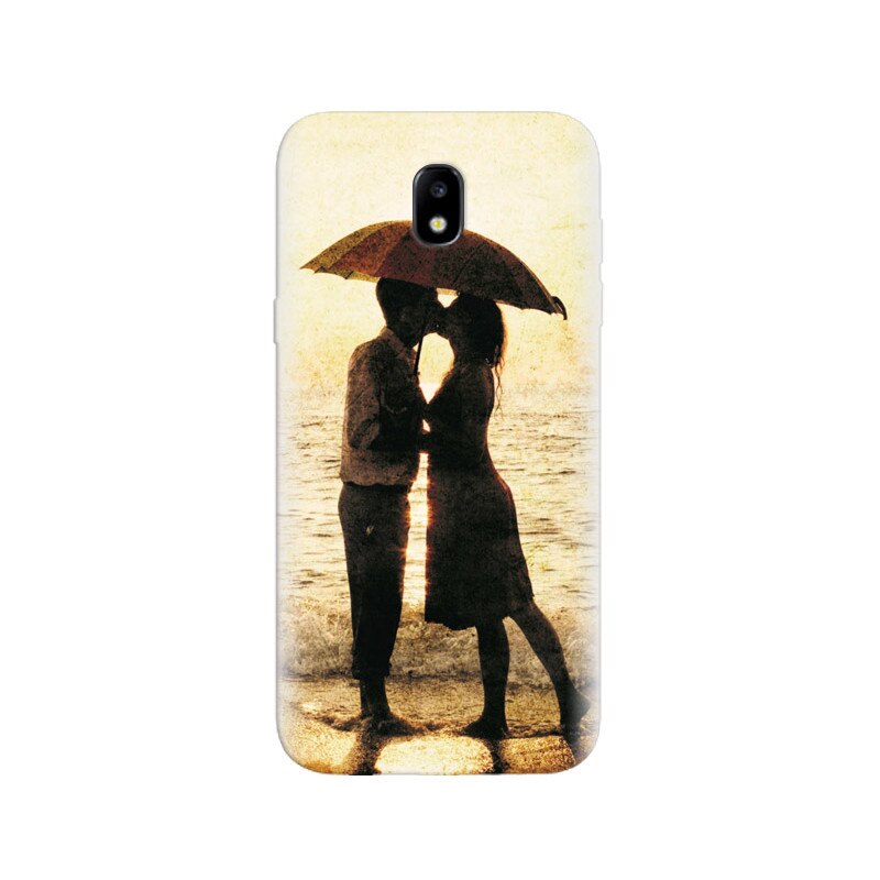 Husa Samsung J5 2017 Couple Kiss On Beach Backgrounds