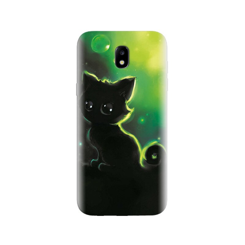 Husa Samsung J5 2017 Cute Art Of Lonely Black Kitty Hd Latests
