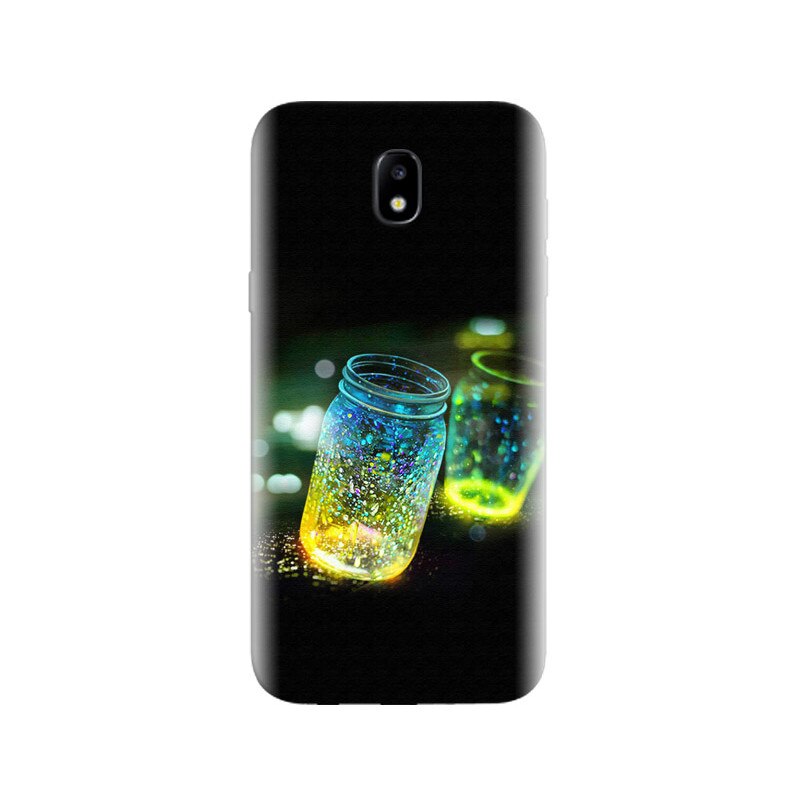 Husa Samsung j3 2017 Fantasy Light Jars Black Background