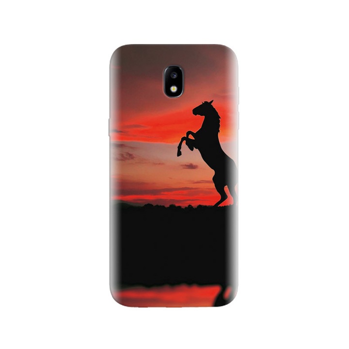 Силиконов калъф, съвместим с Samsung Galaxy J5 2017 - модел High Quality Horse Animal Backgrounds