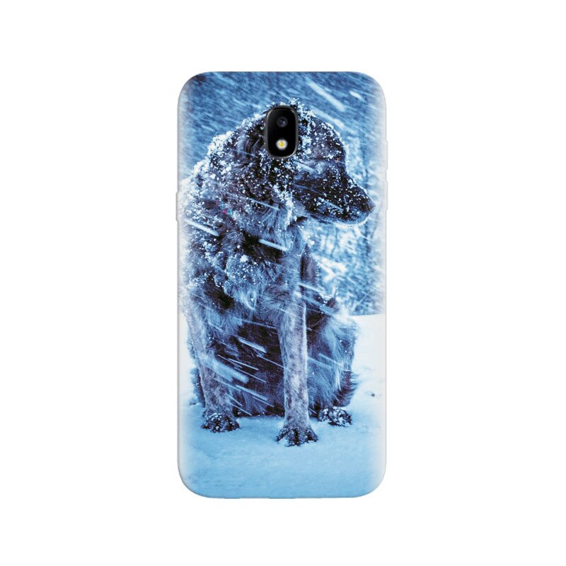 Husa Samsung J5 2017 Dog In Snow Unique Animal