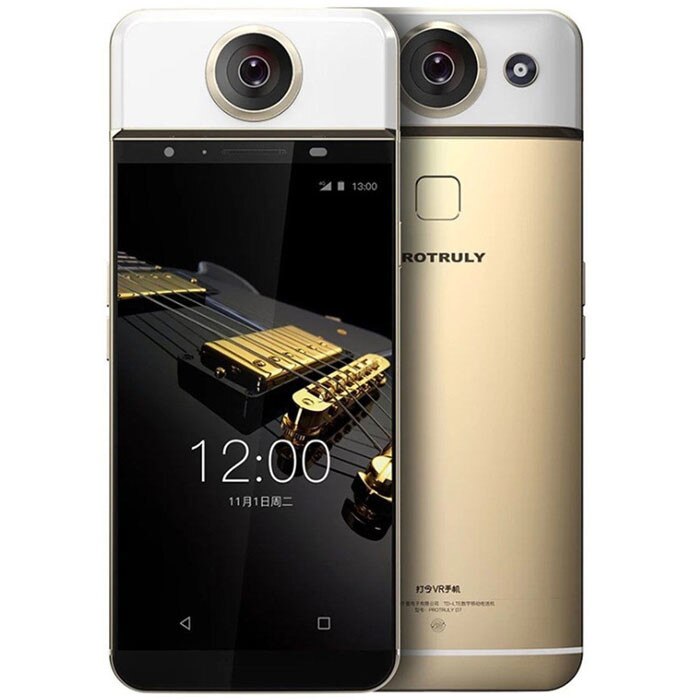 Telefon mobil Protruly D7 VR, Dual SIM, 4G, 5.5-inch FHD AMOLED, Helio X20,  3GB RAM, 32GB, Camera 360 grade - inregistrare foto/video orice unghi,  Android, Gold - eMAG.ro